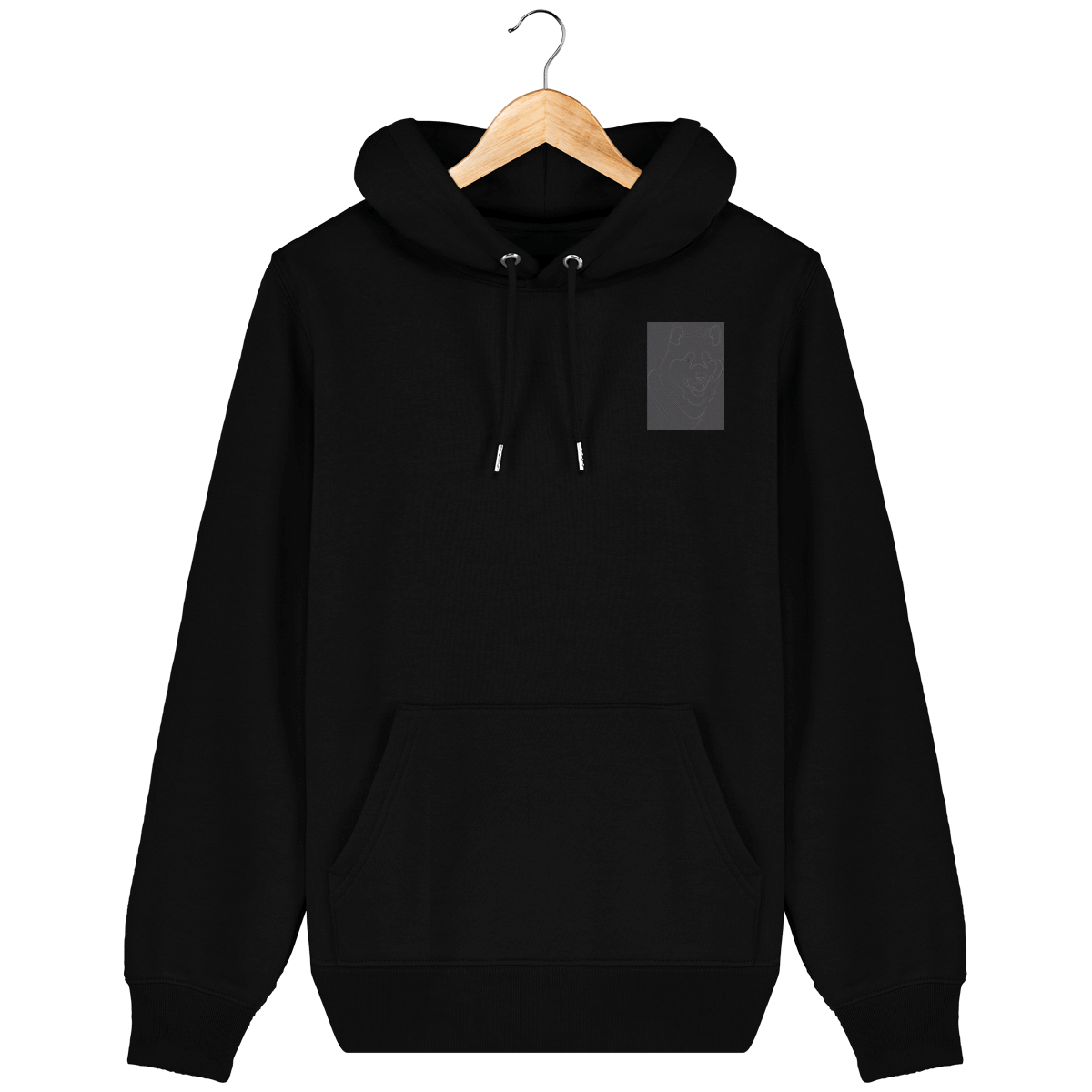 Sweat-shirt à Capuche Unisexe - Coton Bio - Brodés