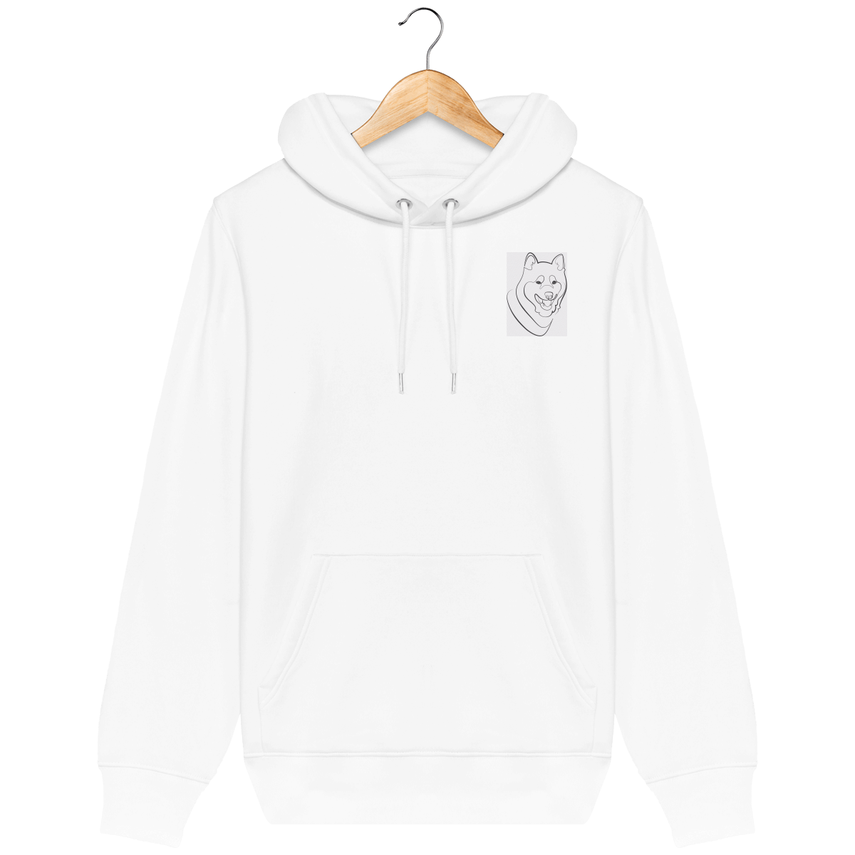 Sweat-shirt à Capuche Unisexe - Coton Bio - Brodés
