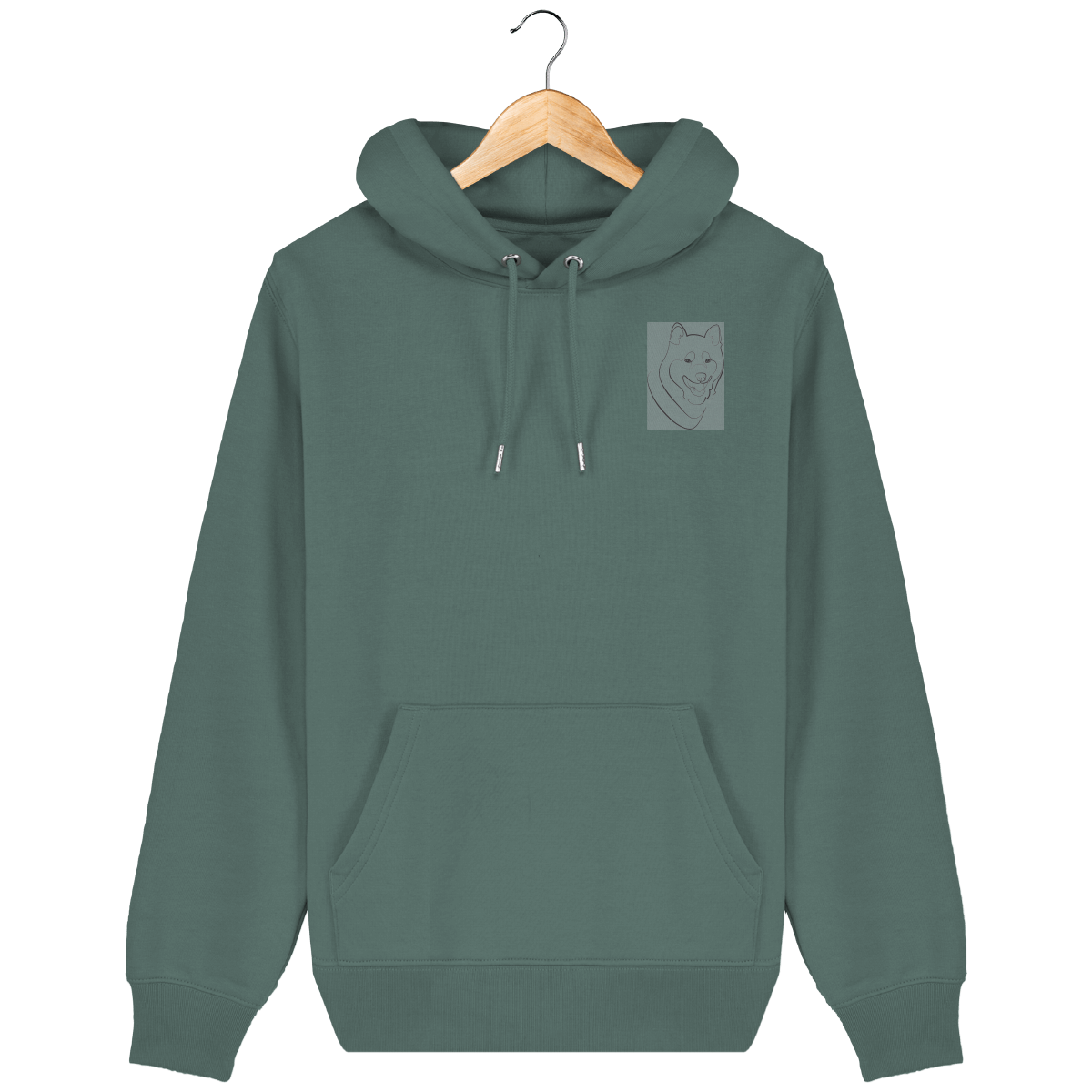 Sweat-shirt à Capuche Unisexe - Coton Bio - Brodés