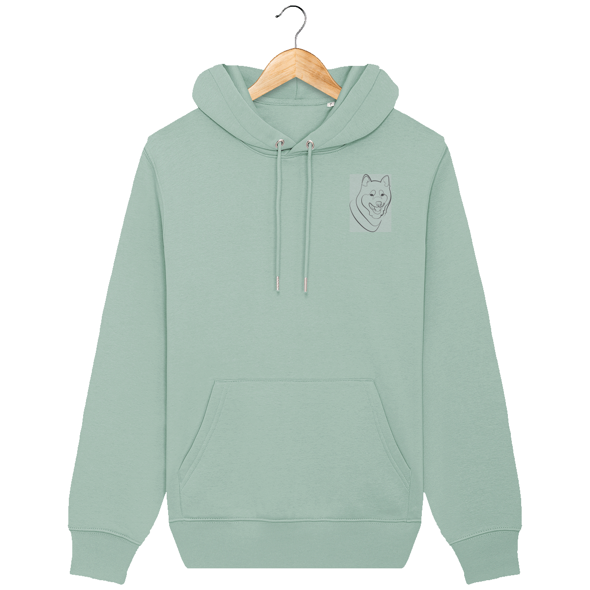 Sweat-shirt à Capuche Unisexe - Coton Bio - Brodés