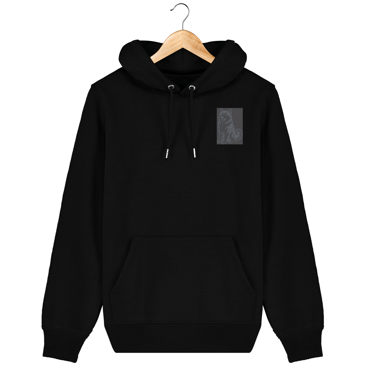Sweat-shirt à Capuche Unisexe - Coton Bio - Brodés