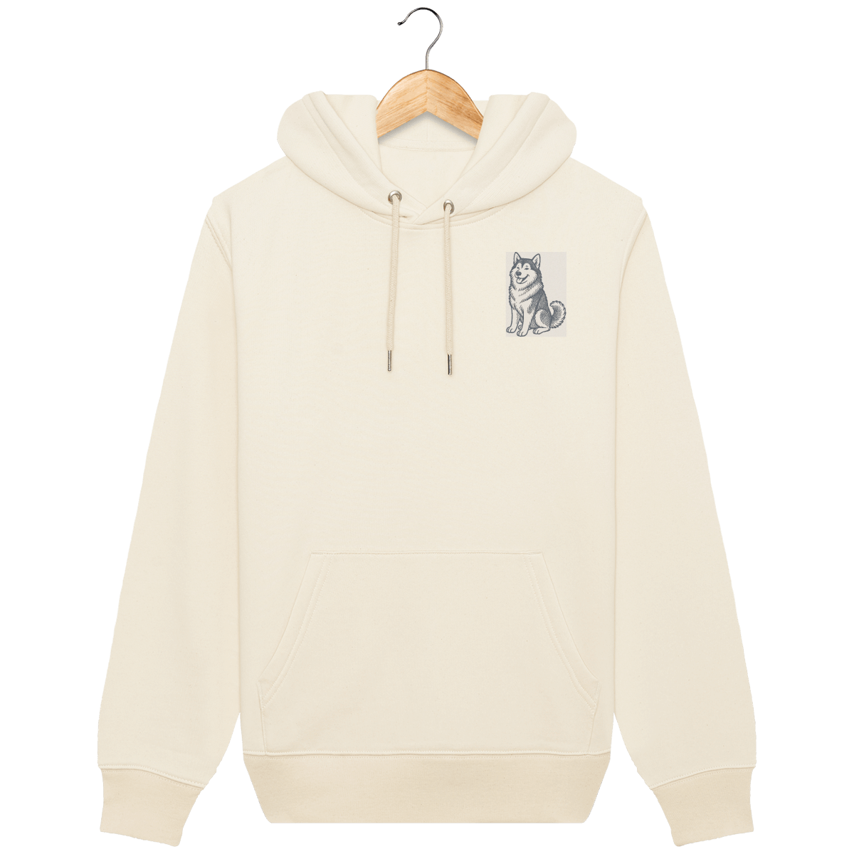 Sweat-shirt à Capuche Unisexe - Coton Bio - Brodés