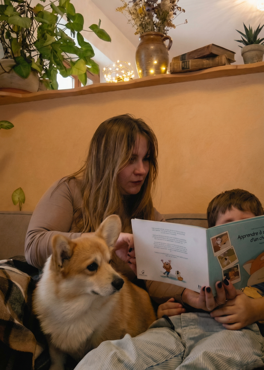 Apprendre à s'occuper d'un chiot avec Mathis et Iris!