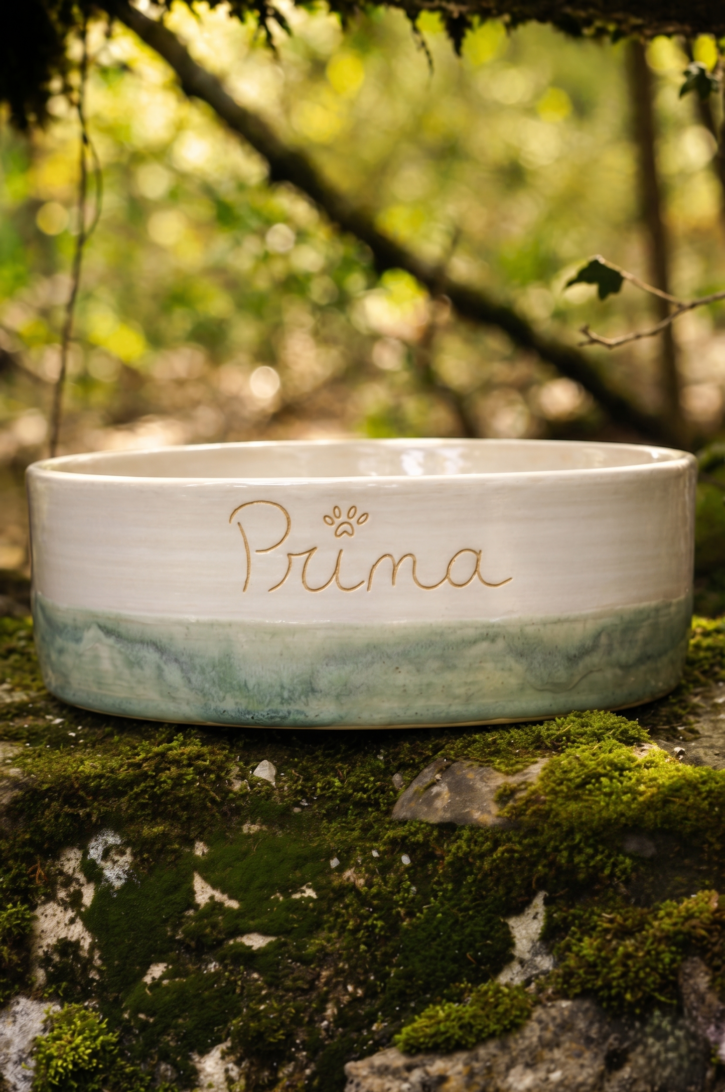 🐾 Gamelle Artisanale en Céramique – Personnalisable & Façonnée Main