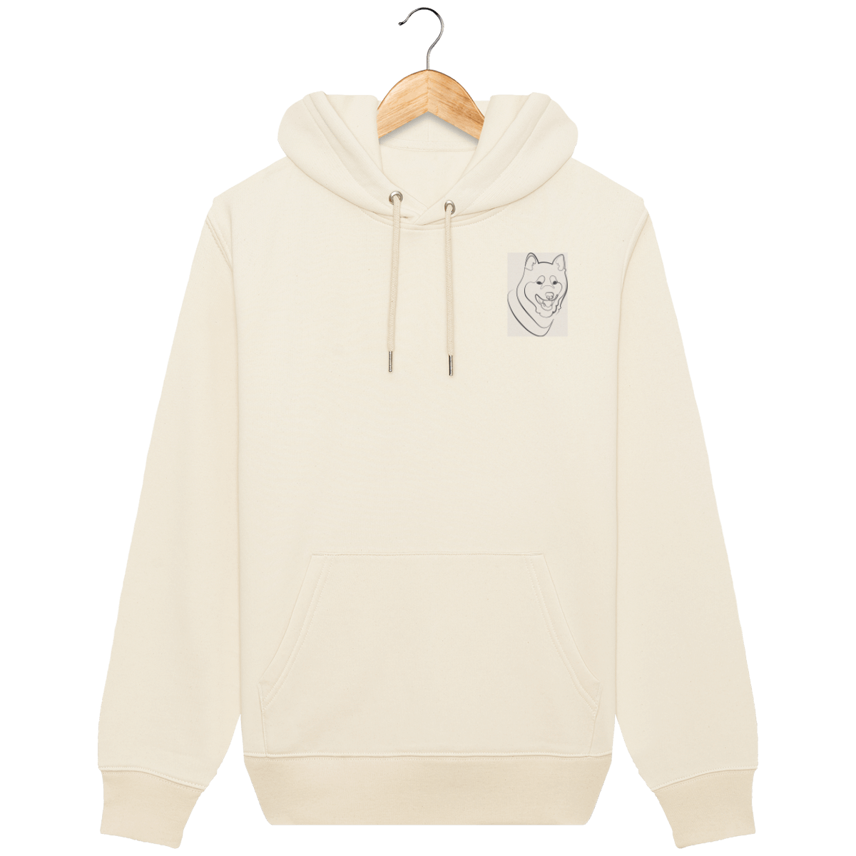 Sweat-shirt à Capuche Unisexe - Coton Bio - Brodés