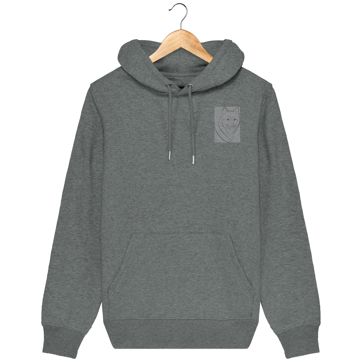 Sweat-shirt à Capuche Unisexe - Coton Bio - Brodés