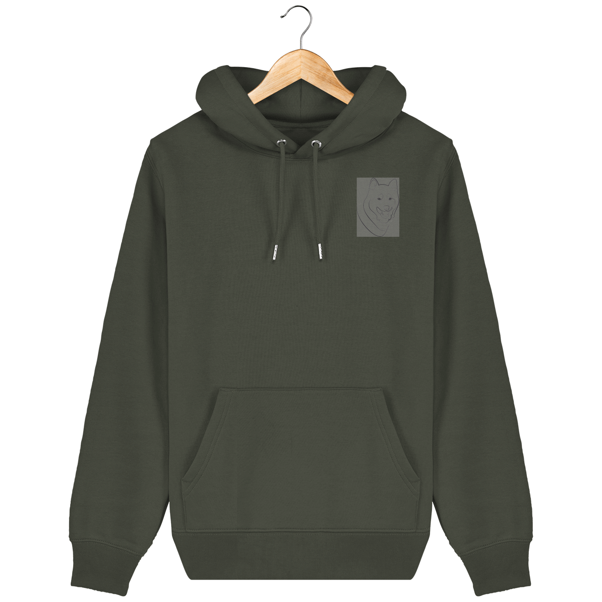Sweat-shirt à Capuche Unisexe - Coton Bio - Brodés