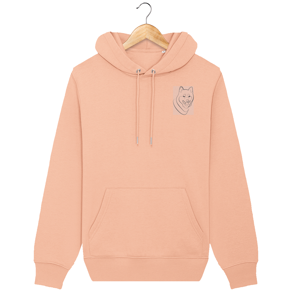 Sweat-shirt à Capuche Unisexe - Coton Bio - Brodés