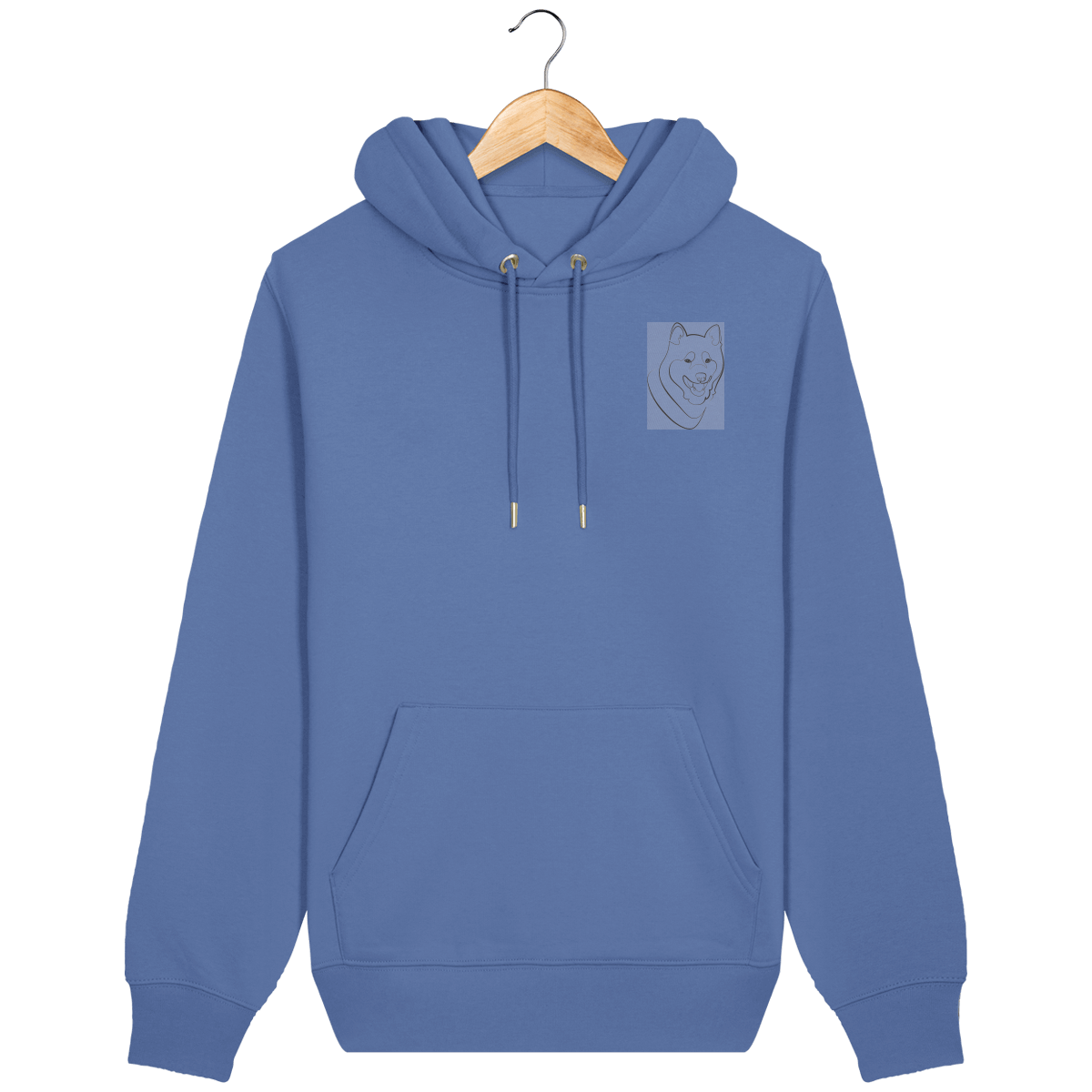 Sweat-shirt à Capuche Unisexe - Coton Bio - Brodés
