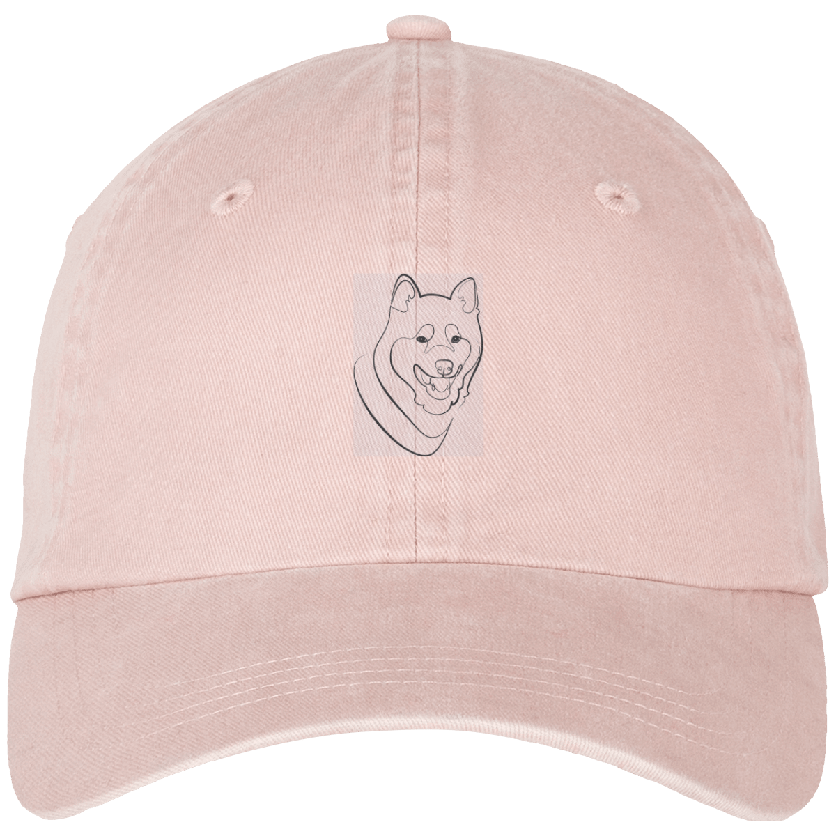 Casquette délavée unisexe Bio - Brodés