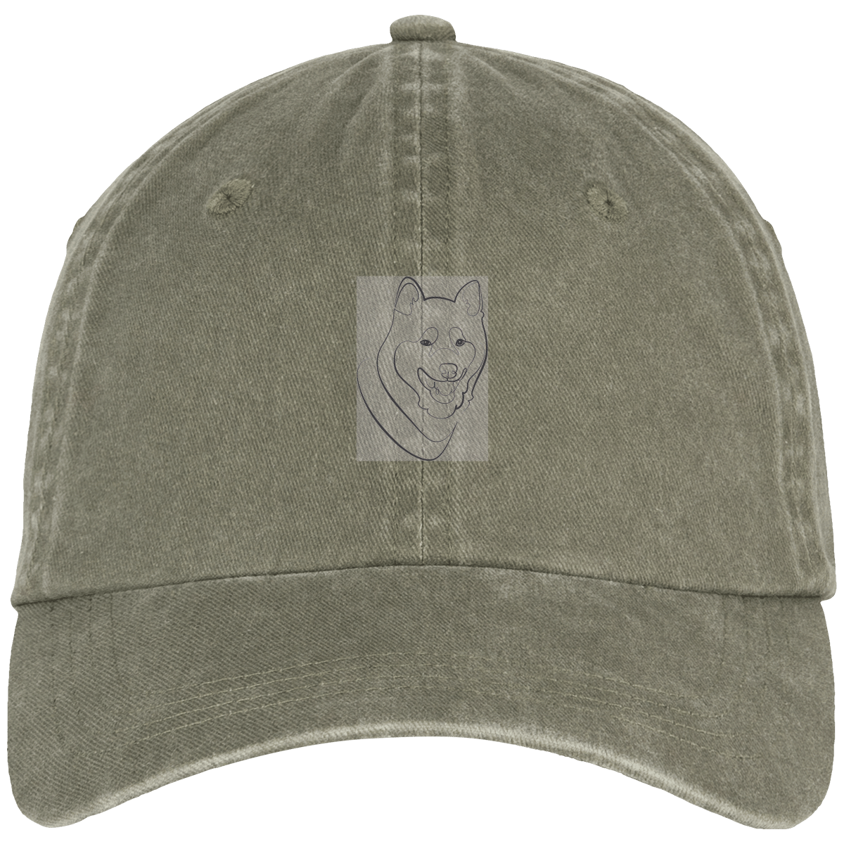 Casquette délavée unisexe Bio - Brodés