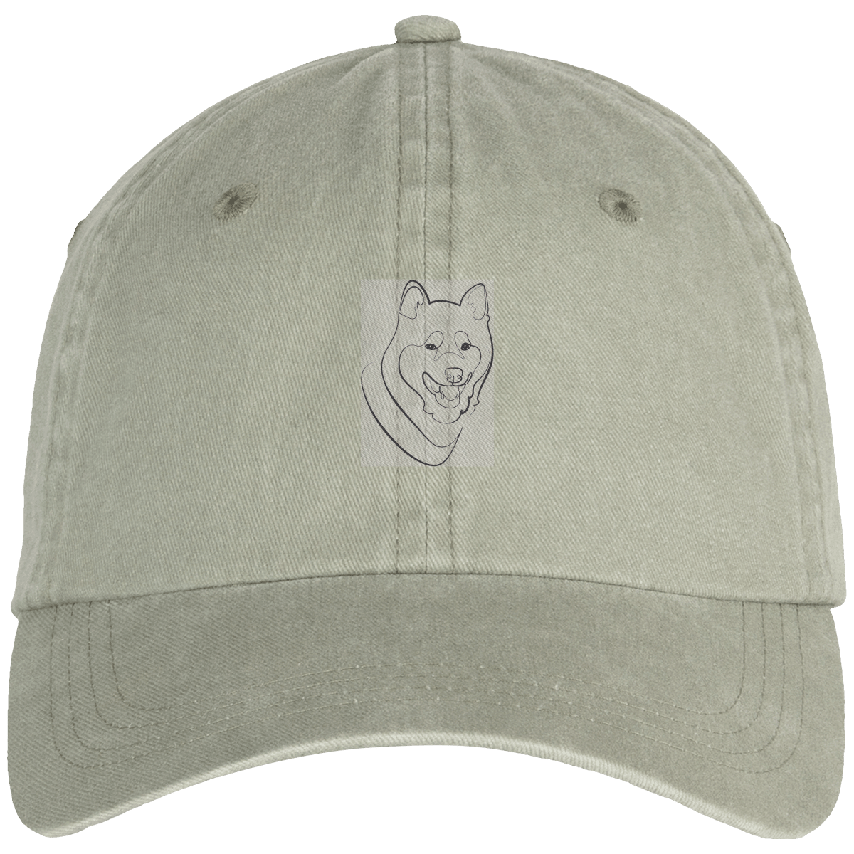 Casquette délavée unisexe Bio - Brodés