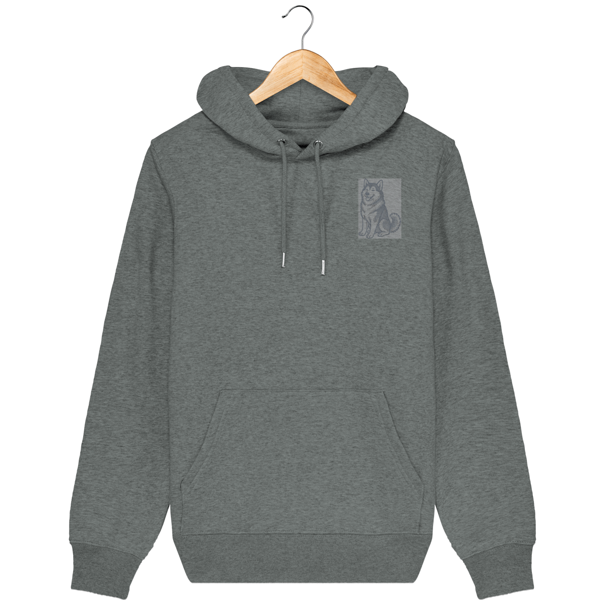 Sweat-shirt à Capuche Unisexe - Coton Bio - Brodés