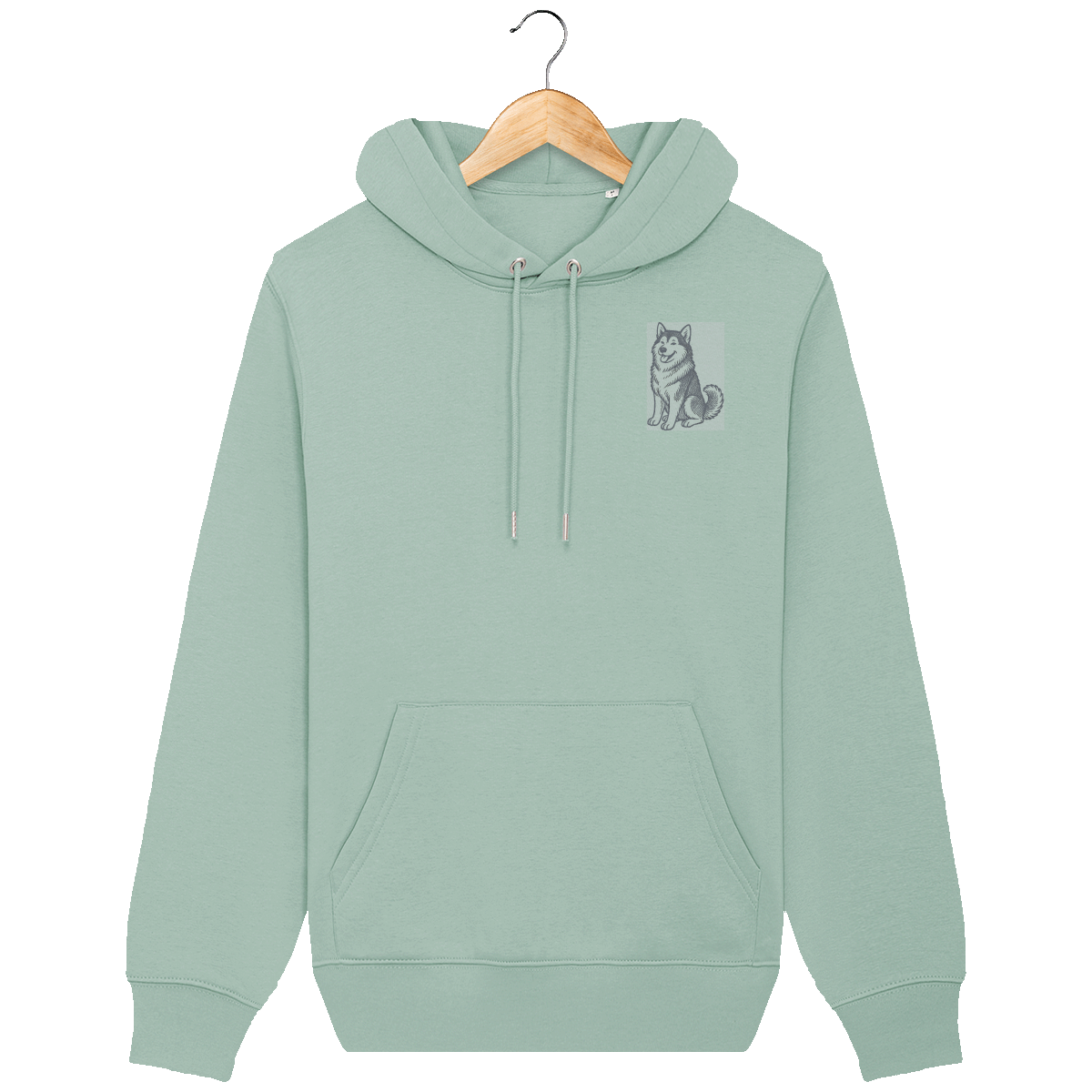 Sweat-shirt à Capuche Unisexe - Coton Bio - Brodés