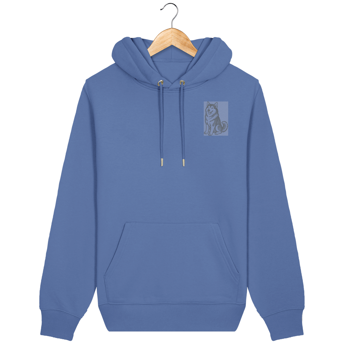 Sweat-shirt à Capuche Unisexe - Coton Bio - Brodés