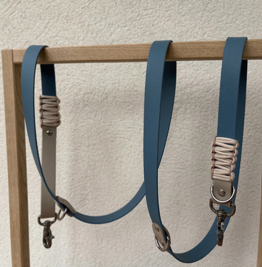 Laisse Lotura Biothane et paracorde 25mm