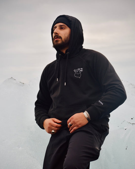 Sweat à Capuche One Line Art - Chien