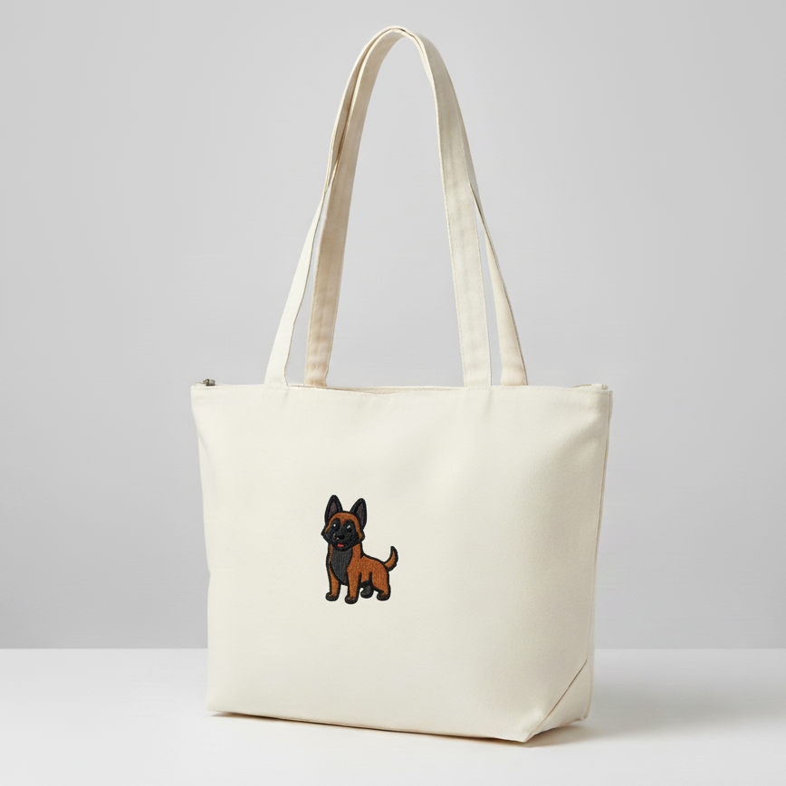 Sac Zippé Cartoon - Chien