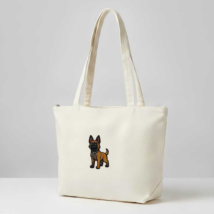 Sac Zippé Cartoon - Chien