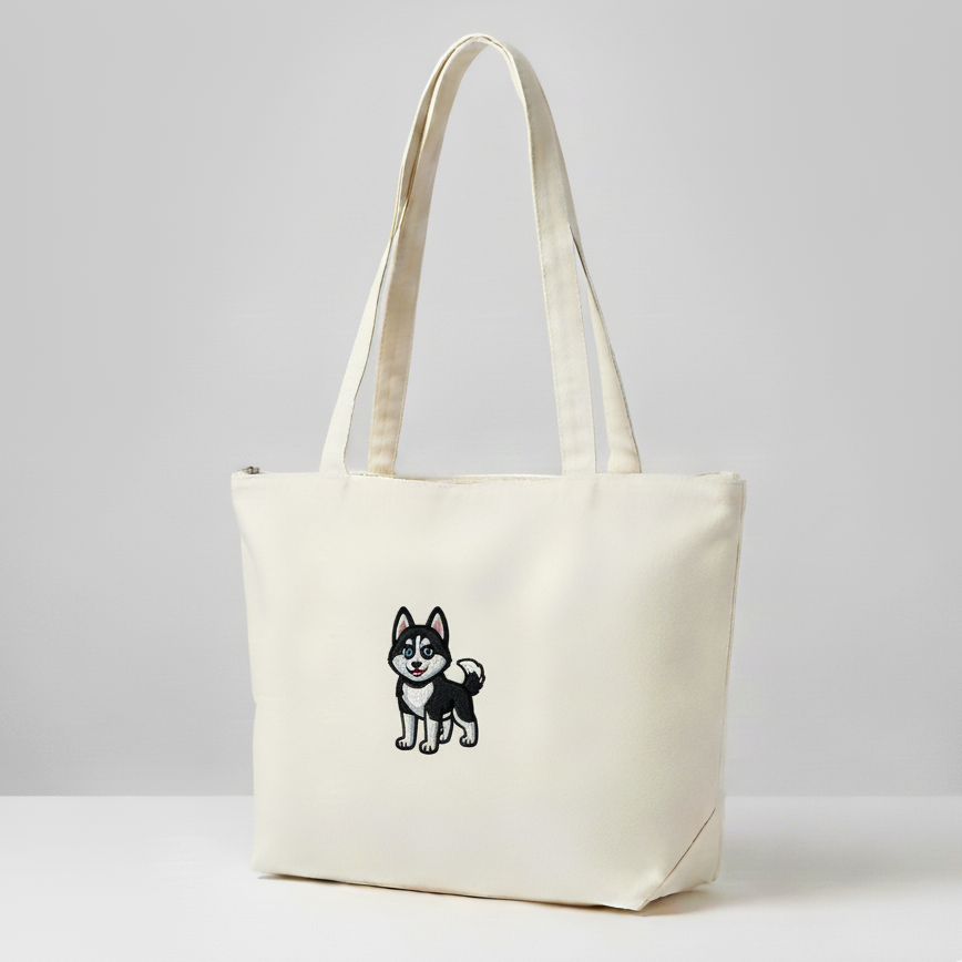 Sac Zippé Cartoon - Chien